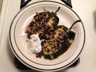 Illustration for article titled Stuffed Poblano Pepper For Breakfast/Lunch!